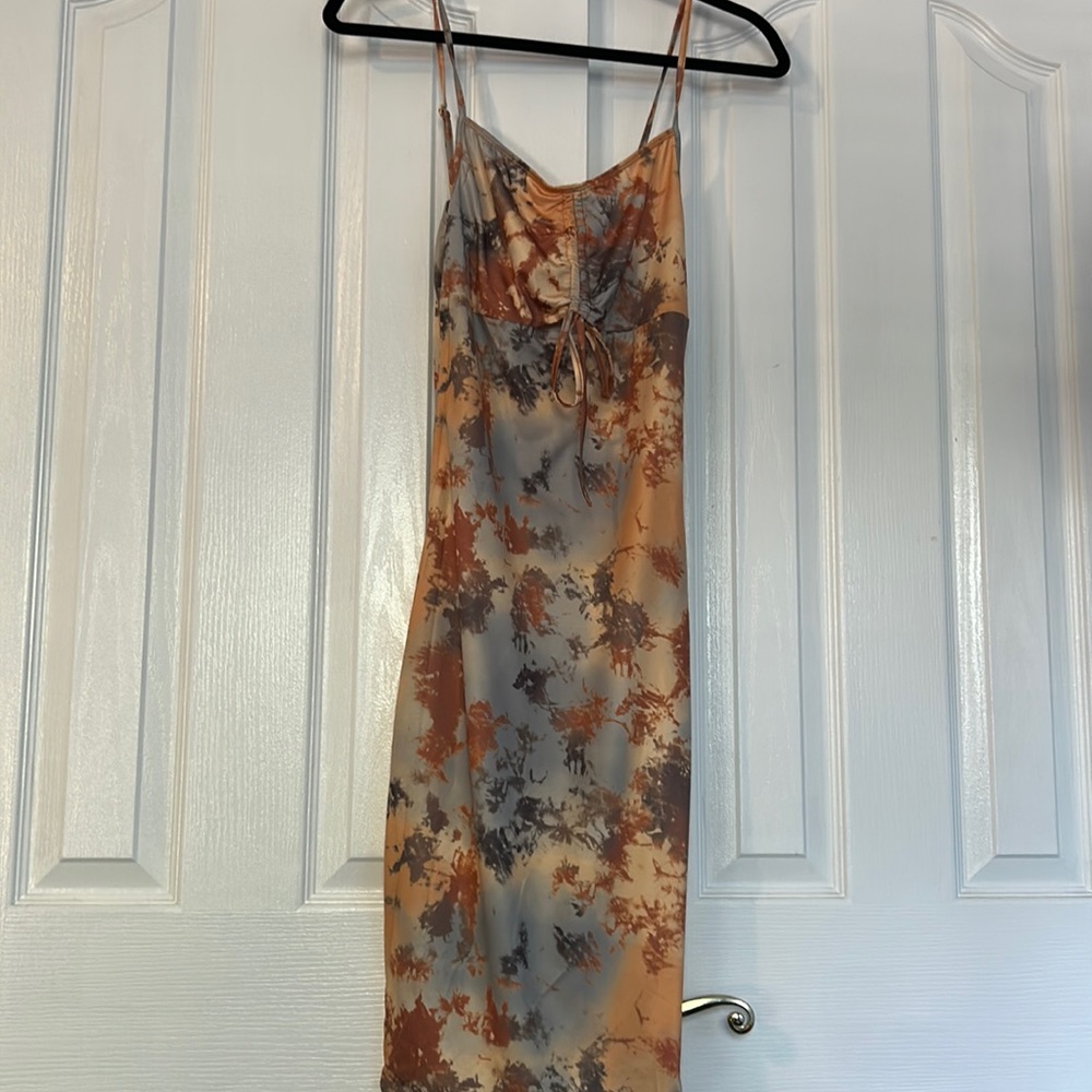 Multi-colored Fitted Dress